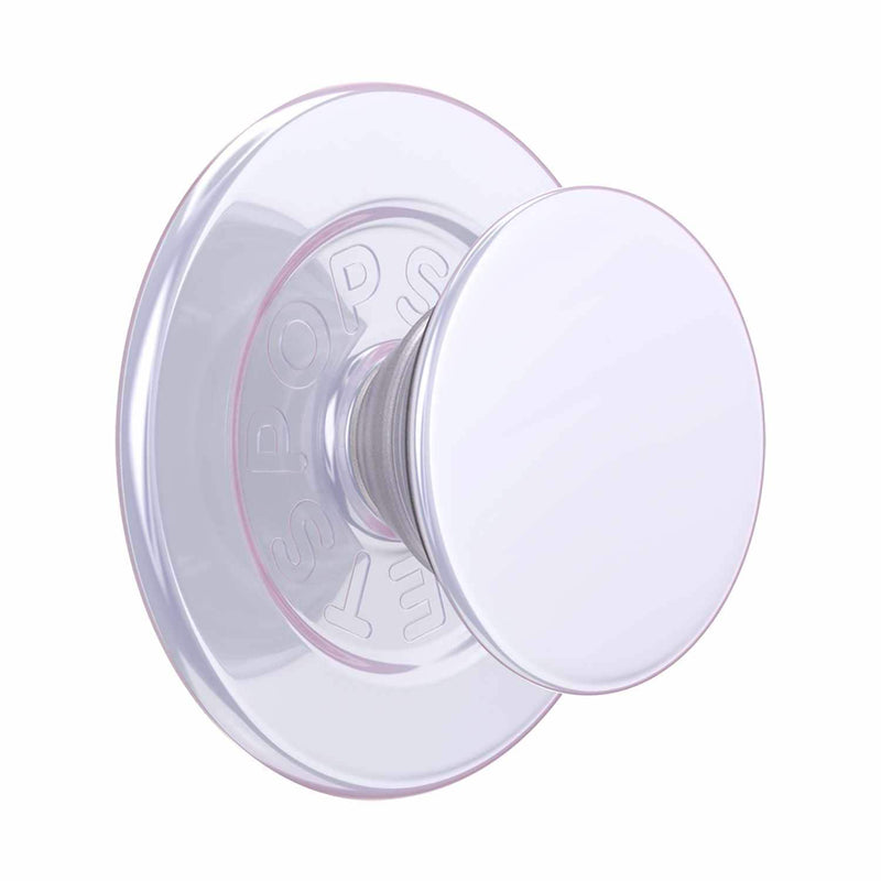 809055 PopGrip for MagSafe Round with Adapter Iridescent White