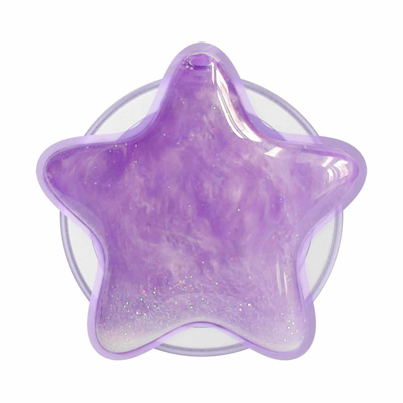 809059 PopGrip for MagSafe Round with Adapter Tidepool Star Squishy Lavender Fog