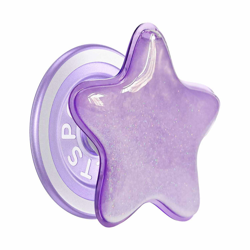 809059 PopGrip for MagSafe Round with Adapter Tidepool Star Squishy Lavender Fog