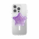 PopSockets PopGrip for MagSafe Round with Adapter Tidepool Star Squishy Lavender Fog