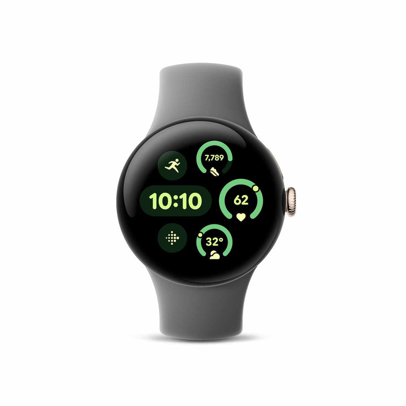 GA05786US Pixel Watch 3 Wi-Fi 45 mm Champagne Gold/Hazel