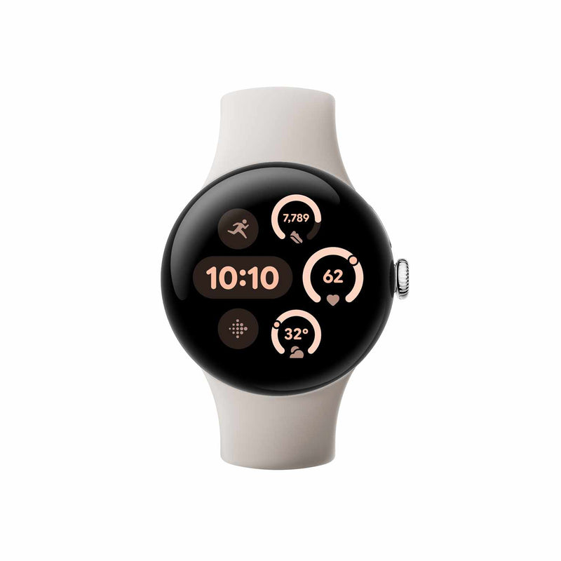 GA05736US Pixel Watch 3 Wi-Fi 45 mm Polished Silver/Porcelain