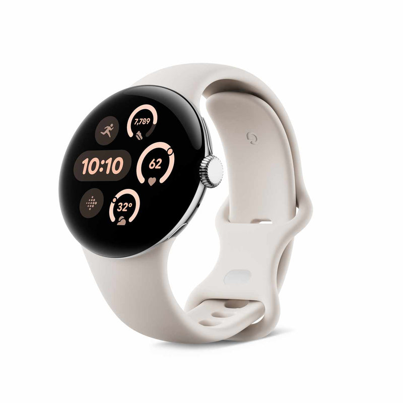 GA05736US Pixel Watch 3 Wi-Fi 45 mm Polished Silver/Porcelain