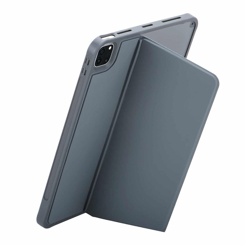 XLDKBFOLK07GR Keyboard Folio Case iPad Pro 11 2022/2021/2020.2018/iPad Air 5/4/Air 10.9 2021/Air 11 2024/2025/iPad 10.9 2022 Gray