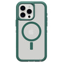 OtterBox Defender XT Clear Protective Case Velvet Evergreen for iPhone 15 Pro Max