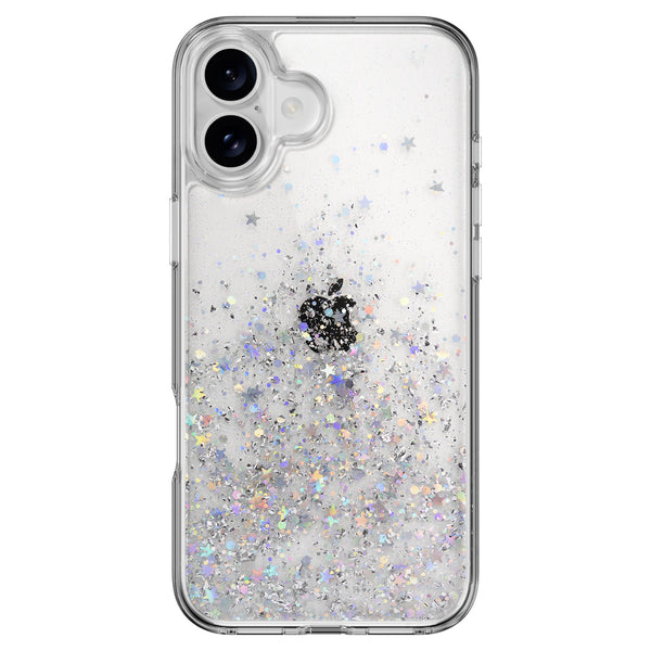 SwitchEasy Starfield 3D Glitter Case Transparent for iPhone 16 Plus