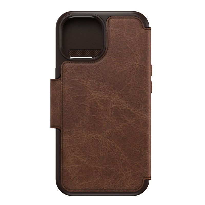 OtterBox Strada Folio MagSafe Case Espresso for iPhone 15