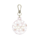 Kate Spade Silicone Protective Case Hollyhock Cream/Blush for AirTag 4/1 Pack