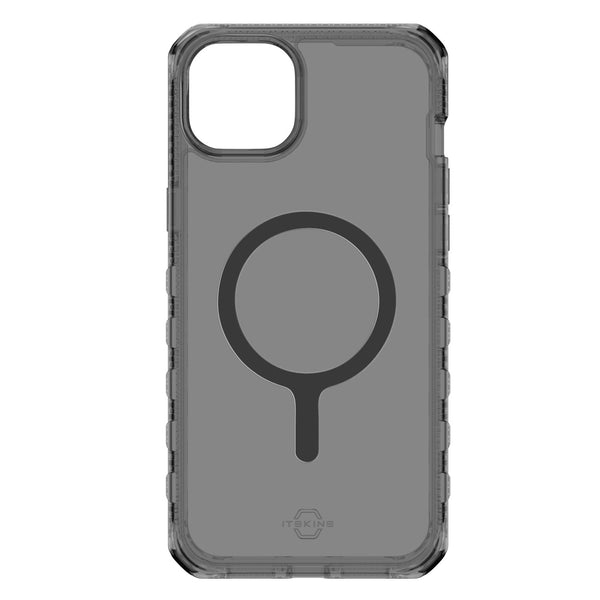 ITSKINS Supreme_R Clear MagSafe Case Graphite for iPhone 15