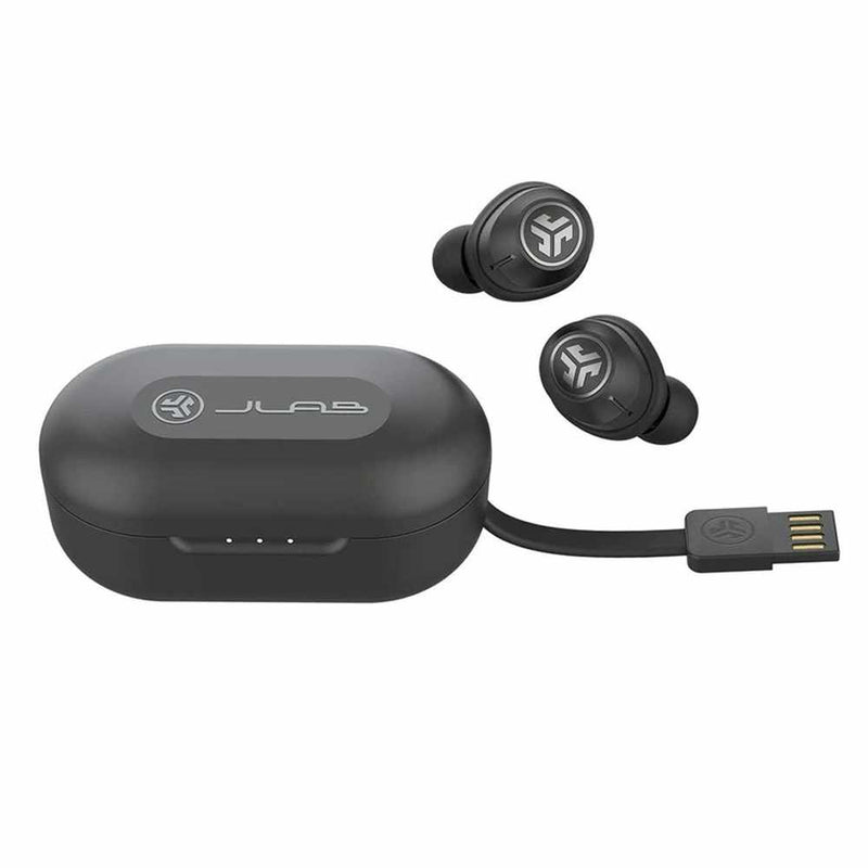 JLab Jbuds Air True Wireless Earbuds Black with Noise Cancellation