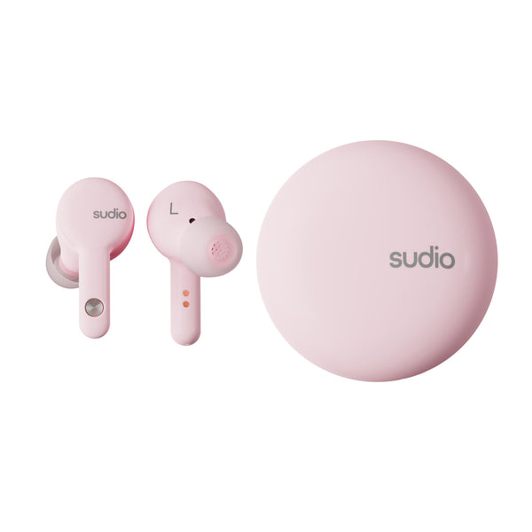 Sudio A2 ANC Wireless Earbuds Pink