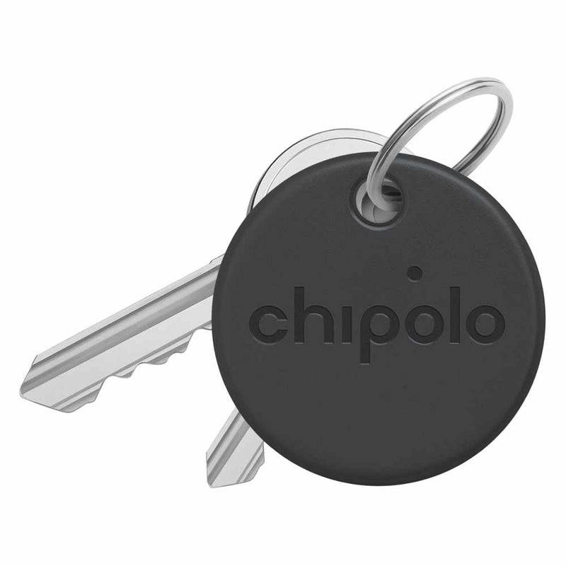 Chipolo One Spot 4 Pack Bluetooth Item Finder (Works with Find My) Almost Black